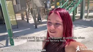 Babyfantasy83????????French slut gets a big cock in her workshop