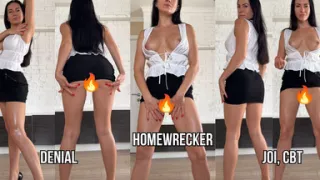 Bratty Homewrecker JOI, Denial, CBT