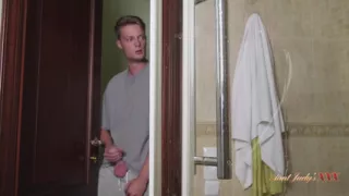 AuntJudysXXX - Mature Stepmom Diana Fucks Her Stepson After a Hot Shower