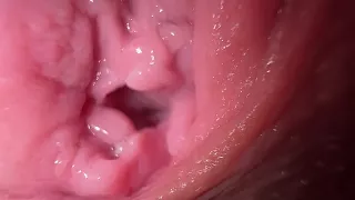 Beim Ficken ganz nah an ihrer schleimigen Fotze