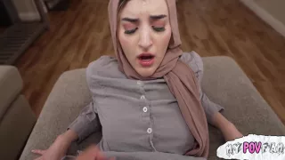 Julia James And Peter King - Hijab Princess Learns How To Suck Dick