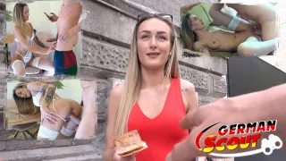 In Dessous lässt sich die deutsche Elena Lux beim Casting ficken