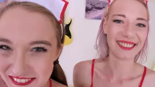 Dirty Teen nurses FUCKED UP HARD 4