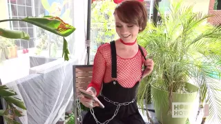 Perky Tits Babe Lucy Valentine Rides Her Valentine Hookup's Cock