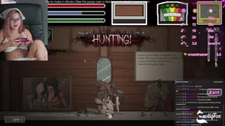 Lewd Gamer Girl Gabbi Plays Lustful Spirit Hunt on Goon Live Stream