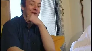 Naughty housewife double penetrated by her husband and john doe