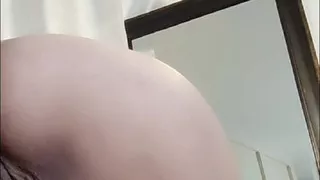 Enjoying Masturbating My Hairy Pussy with the Heels of My Bare Feet