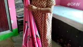 Indian Girl Folding Clothes In Her Bedroom And Porn Sex With Her Husband. Review Ass And Vagina.