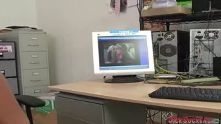 Busted Blowin' at Work!