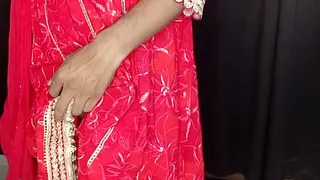 Indian sexy hot golden lagging and sexy bra panty