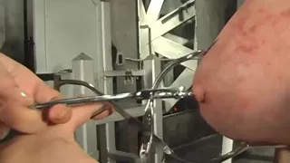 Juggy blond fem dom female parent sticks clothespins on fat brunettes tits