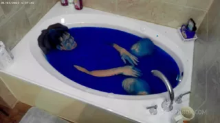 ultimate blue slime bath