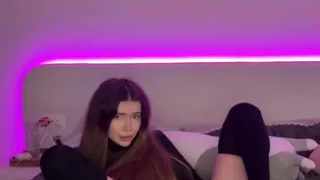 Adrianna Savu gets clothed up in school-girl garbs and dances without panties - a red-hot XXX porn scene!