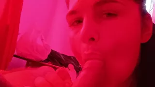 Stepdaughter Sucks My Dick at Night