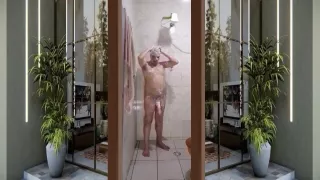 O Meu Banho Gostoso Com o Pau Duro 004