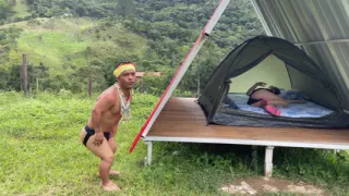 Little Indian Finds a Woman Resting in the Forest, Gets Horny Looking at Her Ass and Ends up Putting His Cock in Her.