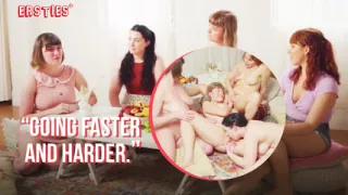 Ersties - 4 Sexy Ladies Enjoy a Hot Lesbian Oral Sex Workshop