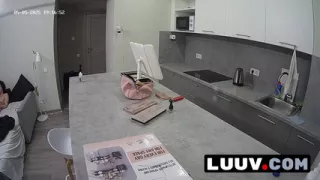 LUUV. After their argument, Alice does her makeup while Lucien watches lovingly