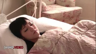 Teen sultry JAV star delivers amazing Asian blowjobs thrice seduced by passion