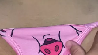 Caressing my 18-year-old stepsister with a shaved pussy