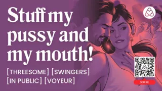 ASMR Audio Porn: Hotwife Fucked in Swingers Club MMF Threesome - Public Sex & DP - Erotic Audio Roleplay