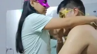 We did new poses and it was very tasty and it penetrated me very well