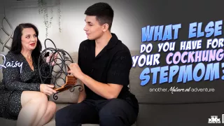 Stepson Bruno Has A Special Naughty Gift For Her Cock Hungry 50 Year Old Stepmom Daisy O