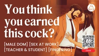 ASMR Audio Porn: Male Dom Teacher Fucks His Submissive Student  - Sex At Work - Erotic Audio Roleplay
