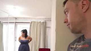 AuntJudysXXX - Big Booty Stepmom Montse catches her Stepson watching her get dressed