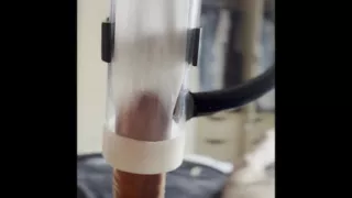 Milking session with estim - Heavy cum load