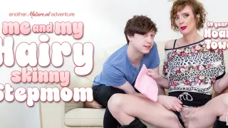 Fucking My Skinny And Hairy 59 Year Old Stepmom Noana Tower On The Sofa Is A Wet Dream Come True
