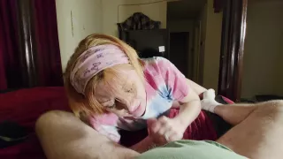 Giving A Very Sloppy Bj To My Favorate Big Cock Being A Nasty Slut