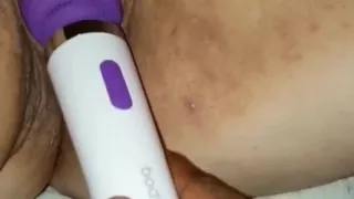 Bbwbootyful BBC Nata4sex stimulation my clit with wand facefuck amazing hardcore doggy