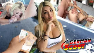 Feurige Blondine beim Sex Casting