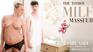 Hot Candy Andy Is A Hot Blonde Czech Milf That Loves The Hard Cock From Her Toyboy Masseur