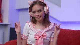 Skinny Teen and First Italian Fat Cock ( Old / young )