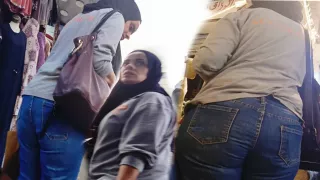 Candid Big Ass Arab Women In Jeans