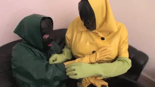 Bdsm Fetish Mistresses Taunt Loser With Strapon And Blowjobs