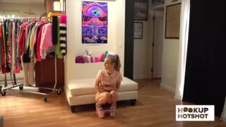 BTS - Beauty Karla Kush Poses In Tight Clothes And High Heels!