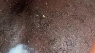 my wet creamy hairy black pussy