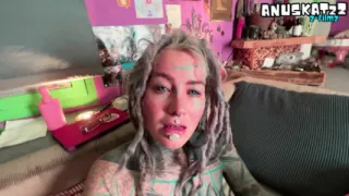 Secret Home Sloppy Throat Fucked BJ Ends in Deep Creampie