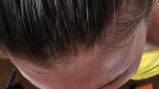 Real Russian couple's blowjob, cum on ass and after blowjob washing