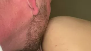 Husband fucking my wet pussy close up