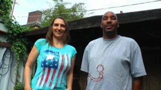 Curvy brunette rides on big black cock to satisfy her wet pussy