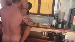 My Husband's Friends Didn't Miss the Chance to Fuck Me in Front of Him Part 4