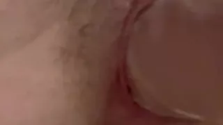 Close up Creamy Pussy Fucking a Big Dildo