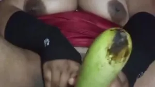 Intoday Savita Bhvi Bottle Gourd Into Her Pussy. Her Pussy Tore Open and Turned Bright Red, and All Her Juices Came Gushing Out.