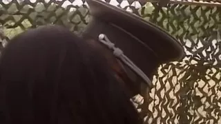 Big Breasted Soldier Fucks a Perverted Asshole General