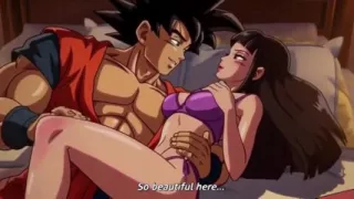 Goku seduce his pregnant wife for doing anal first time
