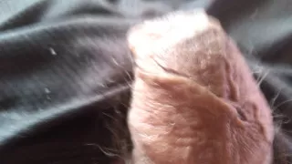 Masturbating my huge cock is a great experience